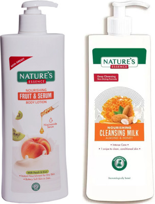 Nature's Essence FRUIT + CLEASING MILK LOTION 2PC (330MRP)(800 ml)