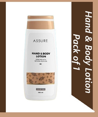 ASSURE HAND & BODY LOTION - 250 ml Enriched with Natural Oilve Oil(250 ml)