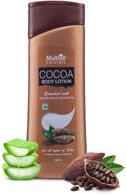 Multani Natural Cocoa Butter & Aloevera Body Lotion | Nourish & Moisturize -(100 ml)