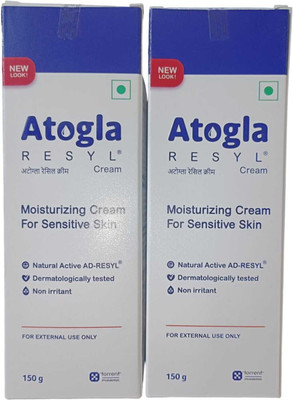 Atogla RESYL MOISTURIZING CREAM PACK OF 2(300 g)