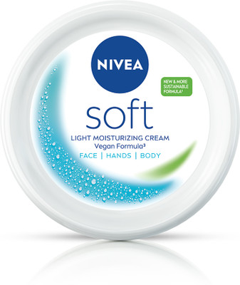 NIVEA Soft Light Moisturizer Cream For Face, Hand & Body, with Vitamin E & Jojoba Oil(300 ml)