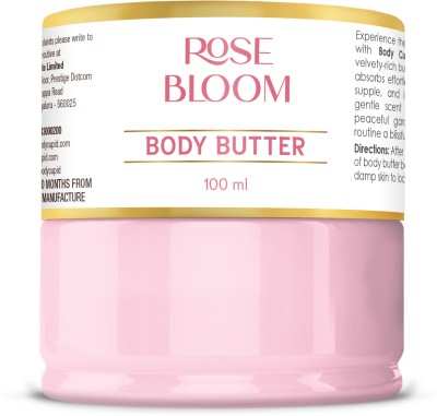 Body Cupid Rose Bloom Body Butter | Long-Lasting Hydration(100 ml)