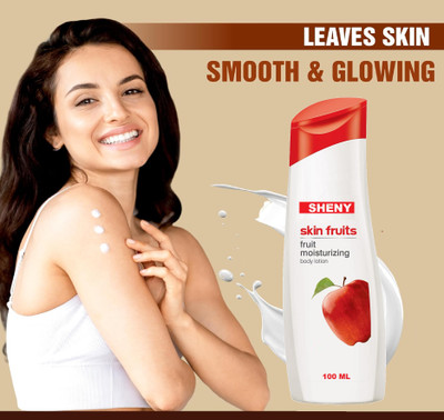 Sheny Light body lotion with non-greasy formula and Active Fruit Boosters,(100 ml)