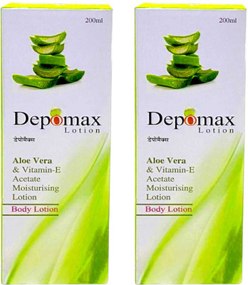 DOOMSDAY DEPOMAX LOTION FOR MOISTURIZING & SOFT SKIN PACK OF 200ml x 2(400 ml)