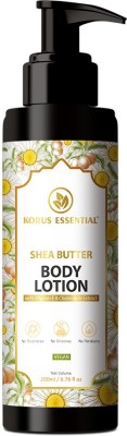 Korus Essential Shea Butter Body Lotion with Vitamin E and Chamomile Extract(200 ml)