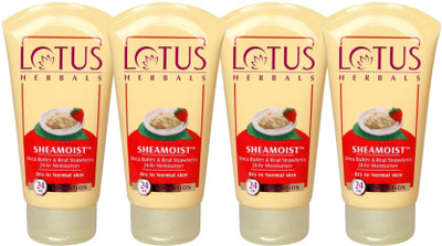 LOTUS HERBALS Sheamoist Shea Butter and Real Strawberry 24 Hr Moisture(240 g)