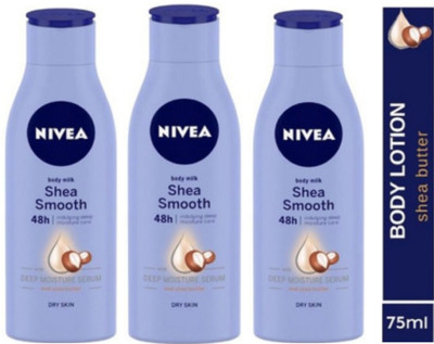 NIVEA Shea Smooth Body Milk Lotion(225 ml)