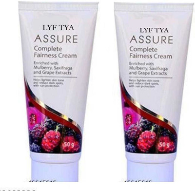 ASSURE Complete Fairness Cream (Enriched with Bio-White Complex) Pack of 2 (50 g)(100 g)