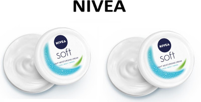 NIVEA soft moisturizer 50ml pack of 2(100 ml)