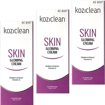 NG MART NG KOZICLEAN SKIN GLOWING CREAM PACK OF - 3(90 g)