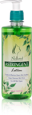 NATURAL Astringent Lotion Gentle & Effective Clears Skin Soothes(500 ml)