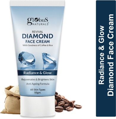 Globus Naturals Revival Diamond Face Cream, For Soft & Glowing Skin(50 g)