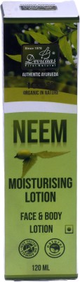 devicas NEEM MOISTURISING Face and Body Lotion | Made Specially for Oily to Normal Skin(120 ml)