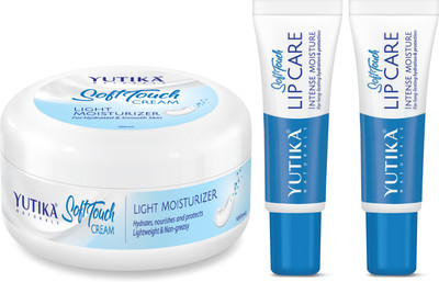 Yutika Moisturizer Face Cream 100 ml & Lip Balm For Women 10 gm each (Pack OF 3)(120 ml)