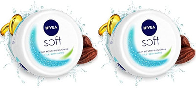 NIVEA SOFT LIGHT MOISTURISING CREAM 100 ML X COMBO PACK OF 2(200 ml)