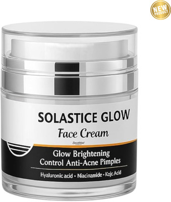 SmoothWave Cosmetics Solastice Glow Face Cream for Brightening, Anti-Acne, Pimple Control a.15(50 g)