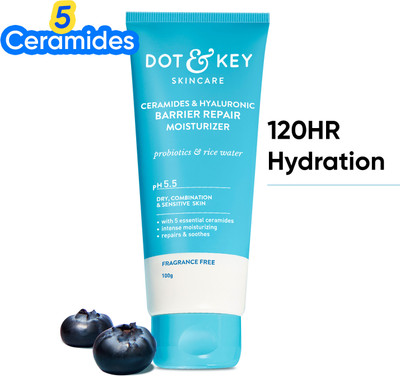 Dot & Key Ceramides & Hyaluronic Barrier Repair Moisturizer With Probiotics & Rice Water(100 g)