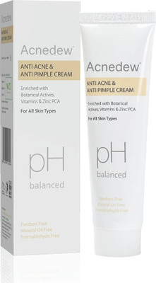 Acnedew Antiacne & Antipimple Cream 25 gm | Herbs & Zinc PCA | No Paraben(25 g)