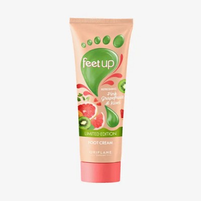 Oriflame Sweden Feet Up Refreshing Pink Grapefruit & Kiwi Foot cream(75 g)