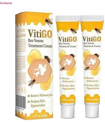 ACTIWOW Vitigo Bee Venom Cream with Zero Irritation(100 ml)