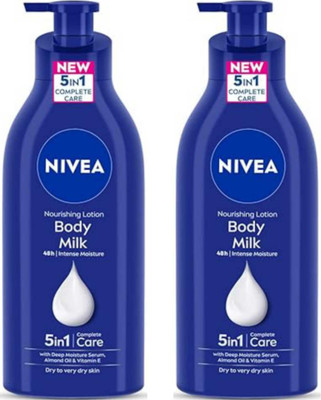 NIVEA Bodymilk 600ml Lotion Set of 2pc(1200 ml)