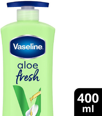 Vaseline Aloe Fresh Body Serum Lotion with Aloe Vera Extract 24H Moisturization(400 ml)