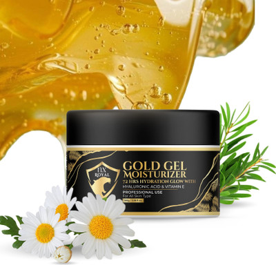 NX ROYAL Gold Gel Moisturizer 72 HRS Hydration Glow With Vitamin E(100 ml)