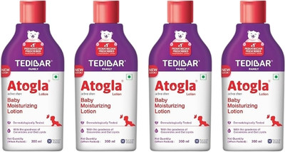 Atogla BABY MOISTURIZING LOTION 200ML (PACK OF 4)(800 ml)