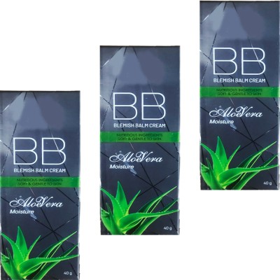 NG MART BB ALOEVERA BLEMISH BALM CREAM FOR SKIN SOFTNSS PACK OF - 3(120 g)