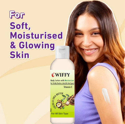 Wiffy Cocoa and Shea Butter Body Lotion for Women & Men Pack of 1(200 ml)