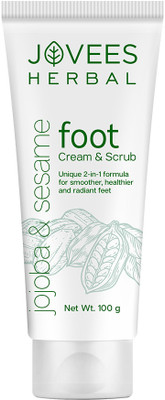 Jovees Herbal Foot Cream & Scrub - Jojoba & Sesame-100 gm(100 g)