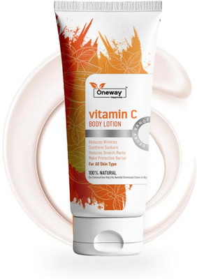 Oneway Happiness Vitamin C & Shea Butter Body Lotion | Deep Hydration & Glow(100 ml)