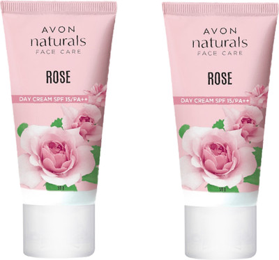 Avon Naturals Rose Day Cream With SPF 15 (50 Gram Each)(100 g)