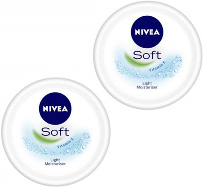 NIVEA Soft Moisturizer Cream For Moisturising Pack of 2(50 ml)