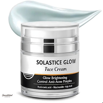 SmoothWave Cosmetics Solastice Glow Face Cream for Brightening, Anti-Acne, Pimple Control a.31(50 g)