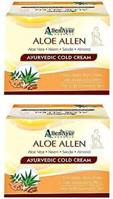 Allen Ayur AloeAllen Ayurvedic Cold Cream | 55gm X 2(110 g)