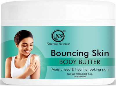 Nuerma Science Bouncing Skin Cold Body Butter Cream for Soft Velvety Touch & Rich Hydration(100 g)