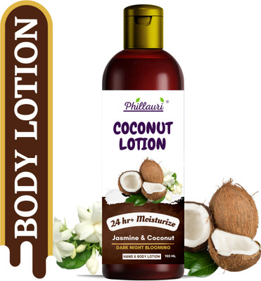 Phillauri Coconut Body Lotion Even Tone Natural Glow and UV Protect For Smooth Screen(100 ml)