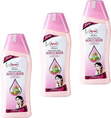 NG MART AYUR MOISTURIZER LOTION FOR NOURISHMENT & SMOOTH SKIN PACK OF - 500ml x 3(1500 ml)