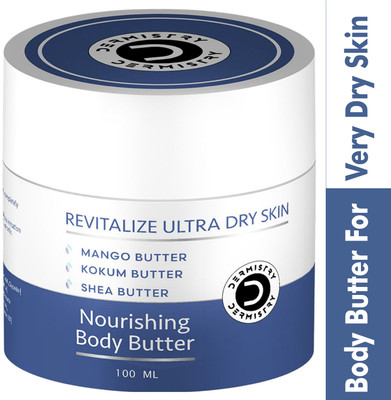 DERMISTRY Deep Hydration Body Butter Very Dry Skin with Shea Kokum Butter Coffee for Women(100 ml)