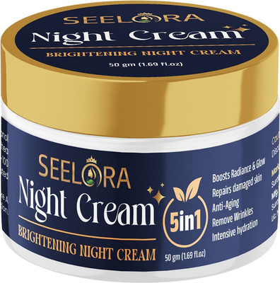 seelora Anti night Aging No Parabens & Mineral Oil Night Cream(50 g)