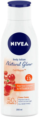 NIVEA Natural Glow Cell Repair Body lotion 200ml(200 ml)
