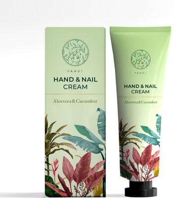 YAHVI Hand & Nail Cream Aloe Vera & Cucumber With Shea Butter & Kokum Butter(30 ml)