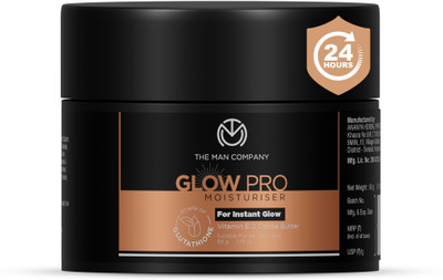 THE MAN COMPANY Glow Pro Instant Glow Face Moisturizer for Men | Non-Sticky & Reduces Dark Spots(50 g)