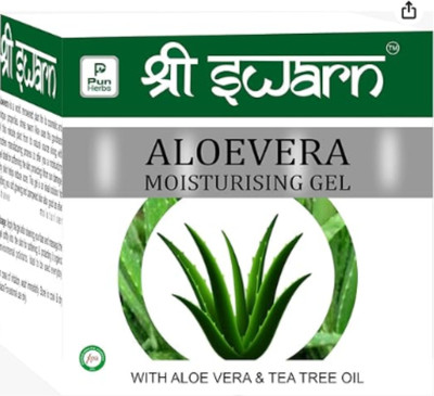 PunHerbs Alovera Moisturising Gel | With Aloe Vera & Tea Tree Oil | For All Skin Type(100 g)