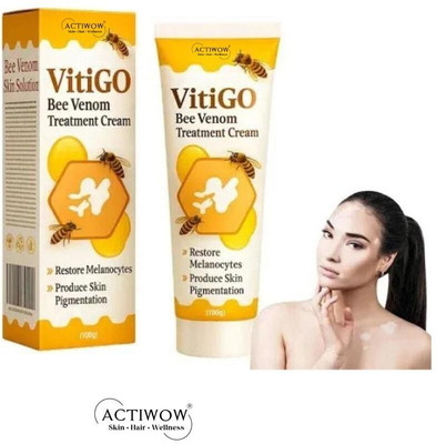 ACTIWOW Vitigo Bee Venom Cream for Revitalizing Boost Cream Moisturizer(100 g)