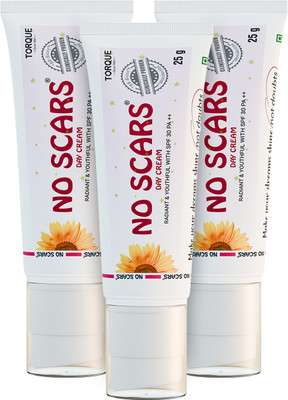 NO SCARS Day Cream with SPF 30 PA++ Sunscreen for Scar Removal ,Acne, Dark Spot(75 g)