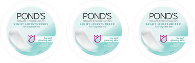 POND's NON OILY FRESH FEEL LIGHT MOISTURIZER 100 GM X 3(300 ml)