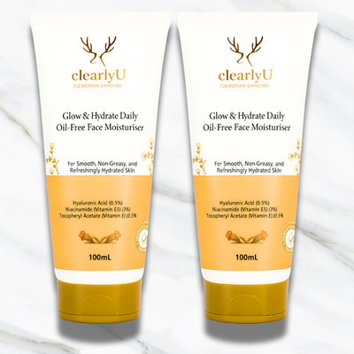 clearlyU Pimple & Acne Prevention Moisturiser for Clear Skin Unisex 200 ml(200 ml)