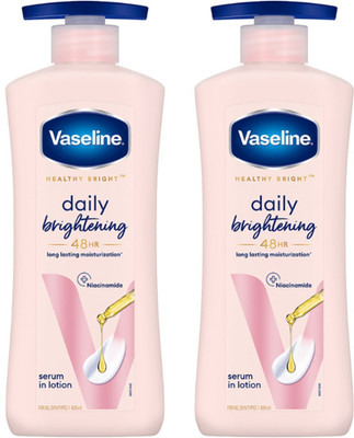 Vaseline Daily Brightening Even tone Each 400ml Pack of 2(800 ml)